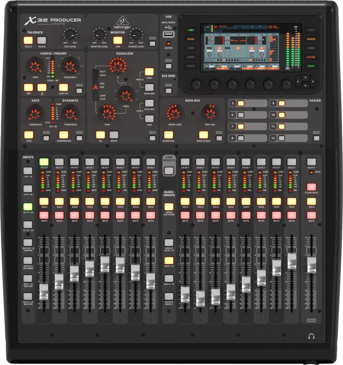 Цифровой микшерный пульт Behringer X32 PRODUCER